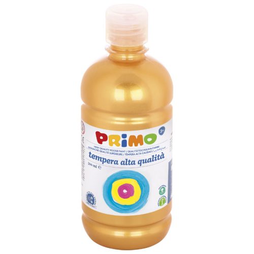 Tempera boja 0,5 litre Primo zlatna/srebrna
