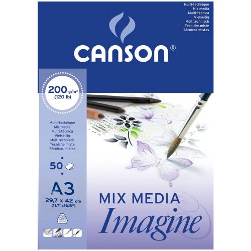 Blok Canson A3 Mix Media Imagine 200gr