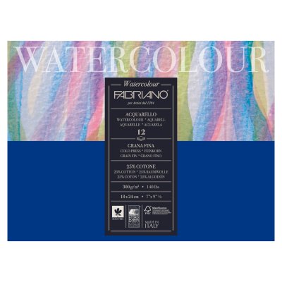 Blok Fabriano Watercolour 18x24 300gr 12L