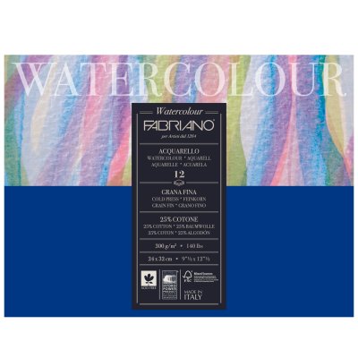 Blok Fabriano Watercolour 24x32 300gr 12L