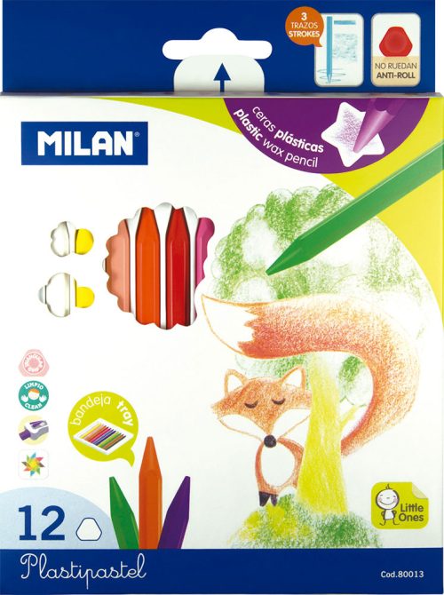 Boje voštane 1/12 MILAN Plastipastel