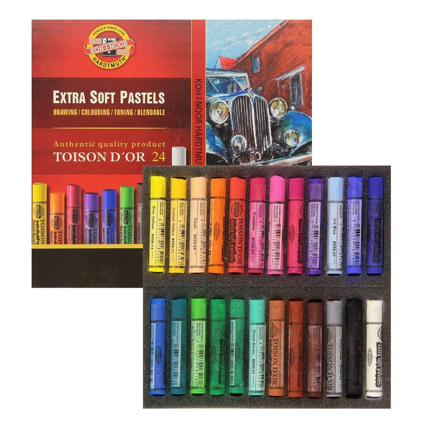 Pastele EXTRA SOFT suha 24/1 Koh-I-Noor 8554