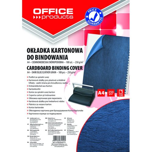 Korice za spiralni uvez A4 reljefni 250 grama